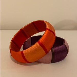Silk bangles